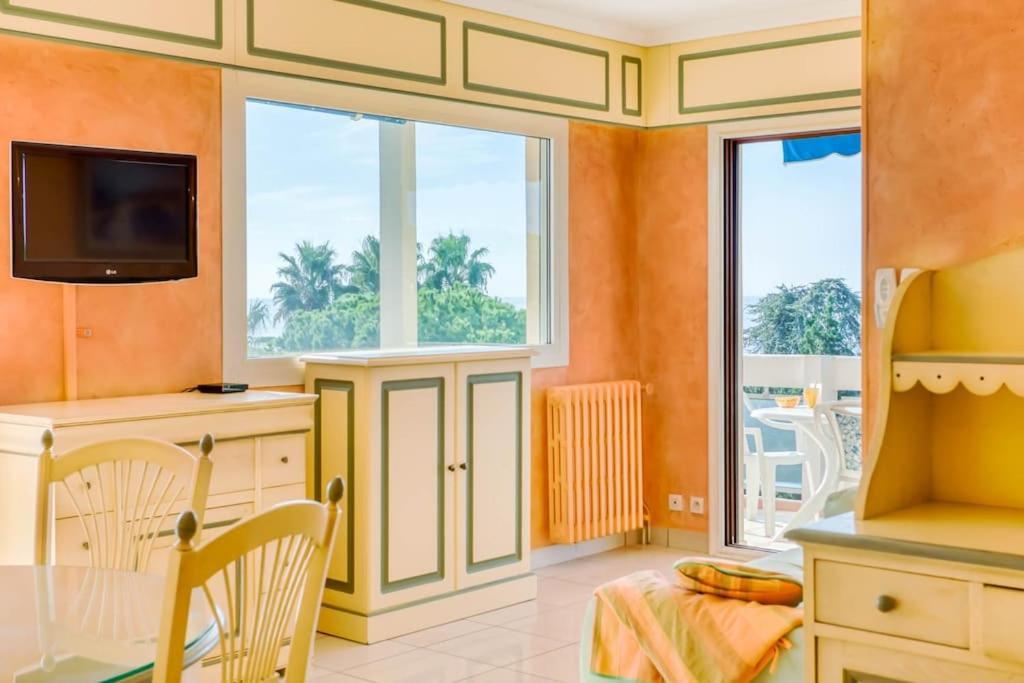 A6- 2 Bdr Incredible Sea View - Ac, Garage & Terrace Apartment อองทีบส์ ภายนอก รูปภาพ