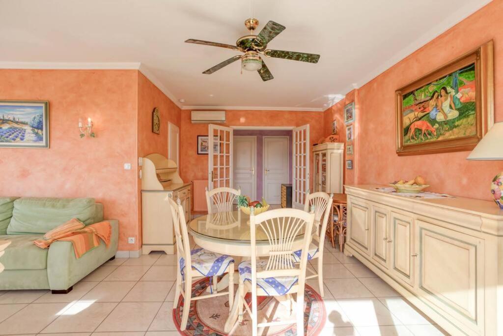 A6- 2 Bdr Incredible Sea View - Ac, Garage & Terrace Apartment อองทีบส์ ภายนอก รูปภาพ