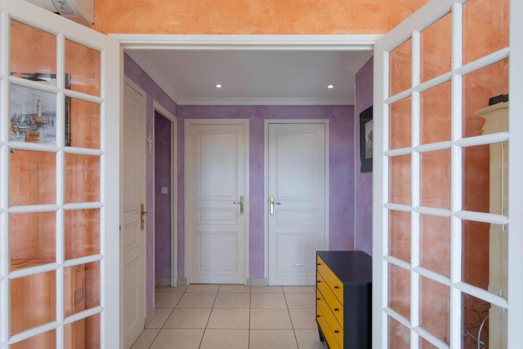 A6- 2 Bdr Incredible Sea View - Ac, Garage & Terrace Apartment อองทีบส์ ภายนอก รูปภาพ